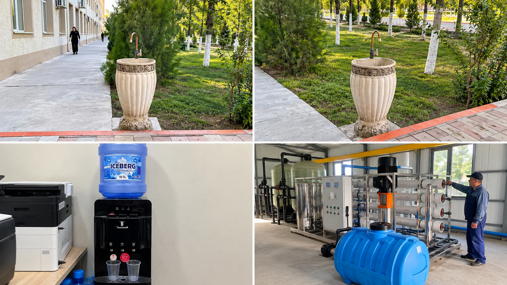 Free drinking water for students, staff, and visitors at Karshi State University